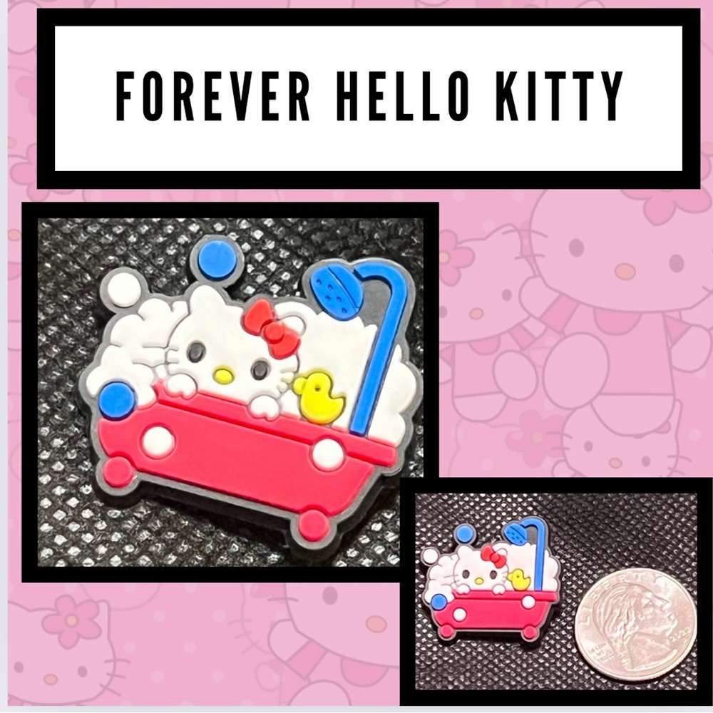 NEW: 1 HELLO KITTY Shoe Charm: 1 Charm$12.00 or 3 $15.00 (bundle your 3)